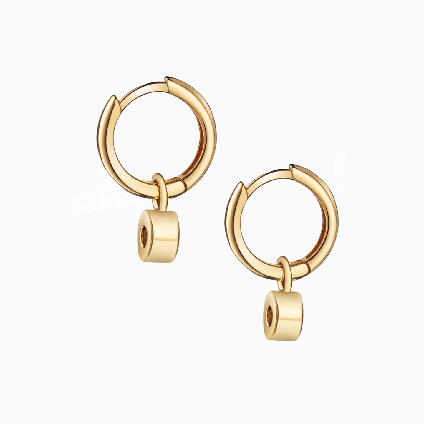 Gold Plated Cubic Zirconia Drop Earrings - 3